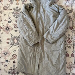 MUJI Men’s water resistant hooded Down Coat 750 fill